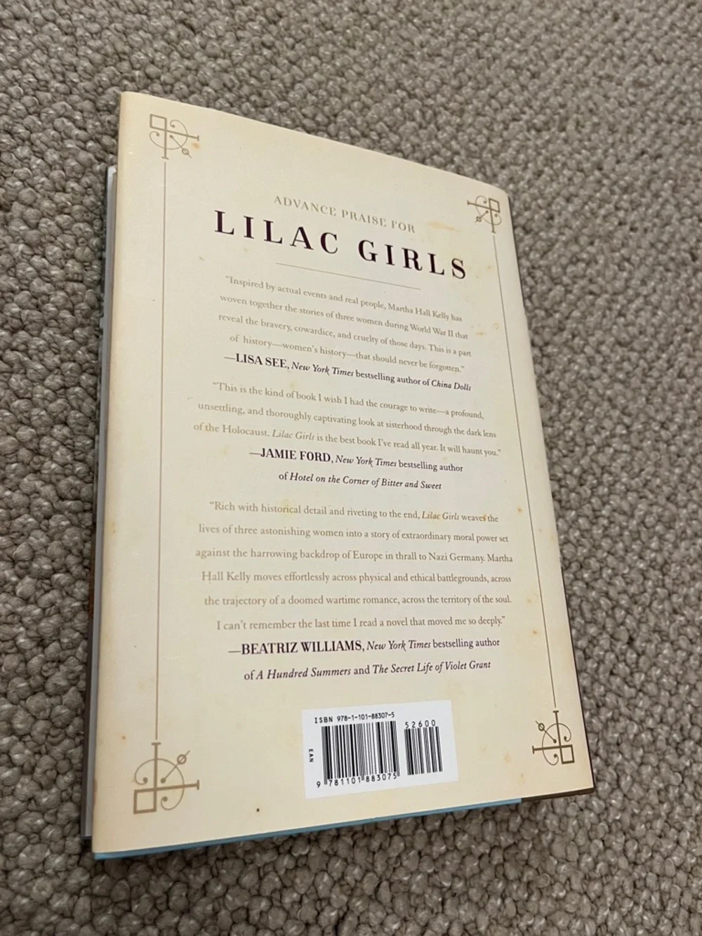 Lilac Girls by Martha Hall Kelly - Hardcover Novel (Lilac Cover)